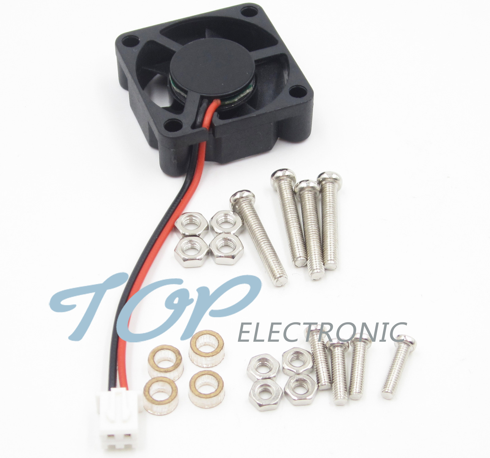 Transparent Clear Case Enclosure Box + Cooling Fan for Raspberry Pi 2 UL M197