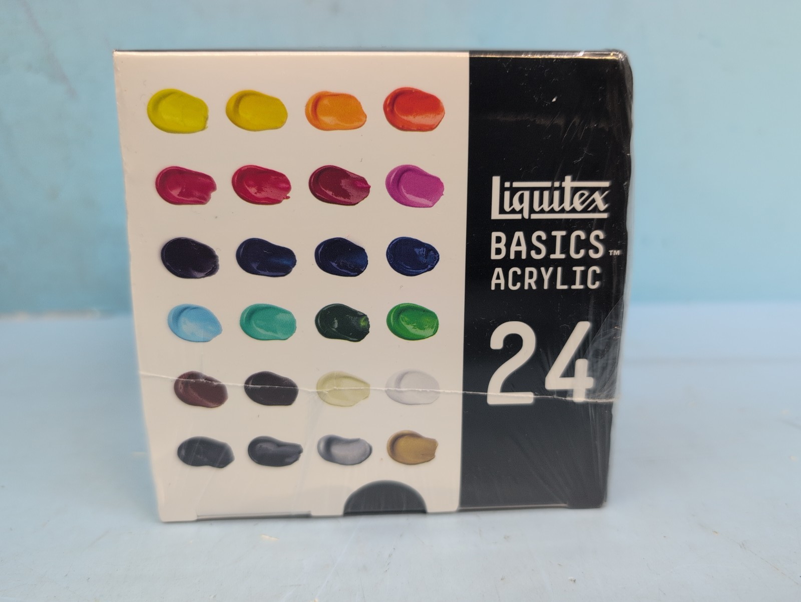 Liquitex Basics Acrylic Paint Set of 24 x 22ml Tubes Assorted Colors