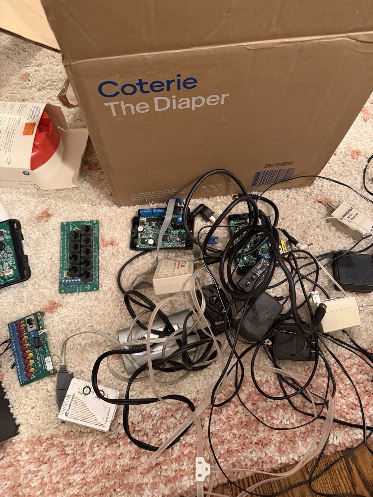 ARRIS Modem/Router SONOS Device GE Security Items Cables Mixed Lot.