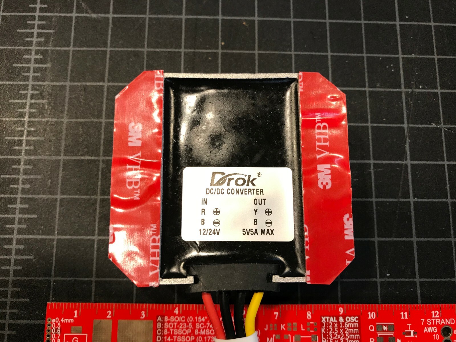 QTY: 5 DC/DC 12V/24V Step Down to 5V 5A Buck Converter Regulator Power Module