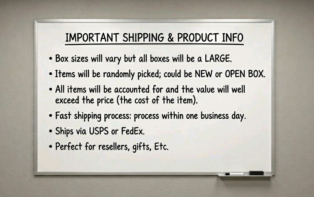 AMAZON Mystery Box General Merchandise Fun Liquidations Bundles Free Shipping