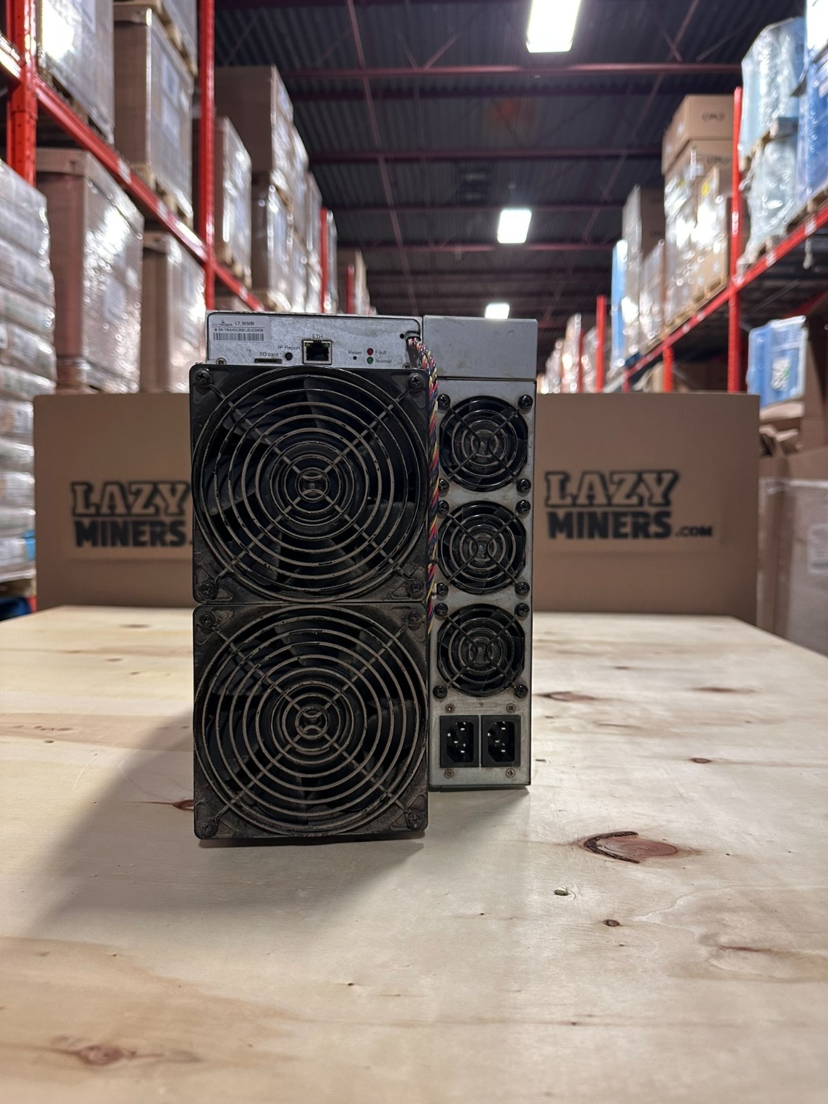 Bitmain Antminer L7 9050 – LTC/Doge Scrypt Miner – Used