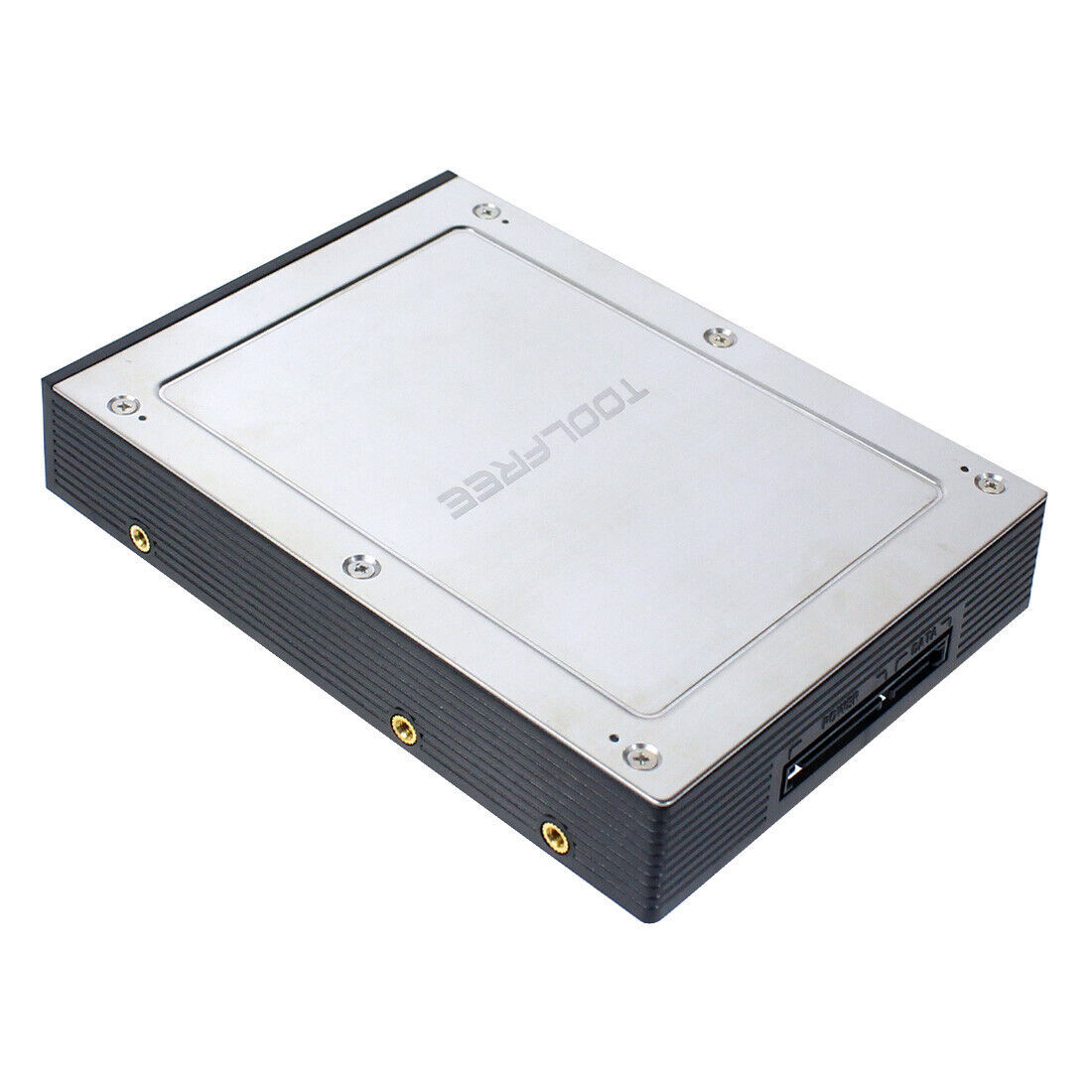 2.5″ Internal Floppy Bay SATA III Tray-Less Mobile Rack for HDD SSD Hard Drive