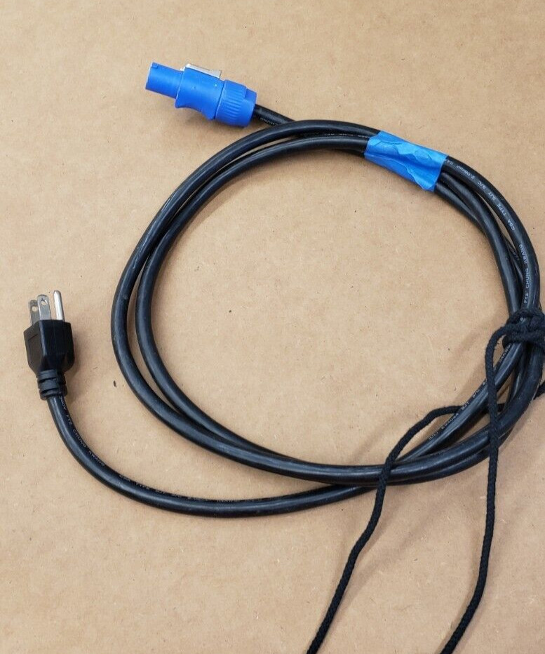 NEUTRIK POWERCON NAC3FCA 14/3 300V SJT Cable 6ft