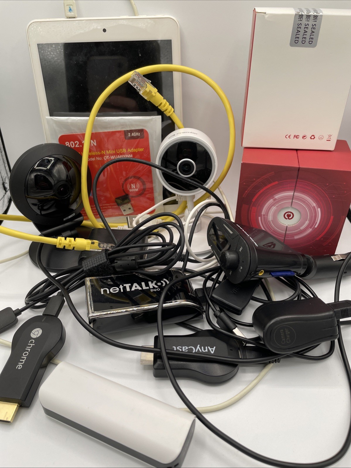 Mixed Lot Electronics Gadgets Random Reseller Items FOR PARTS / AS IS UNTESTED