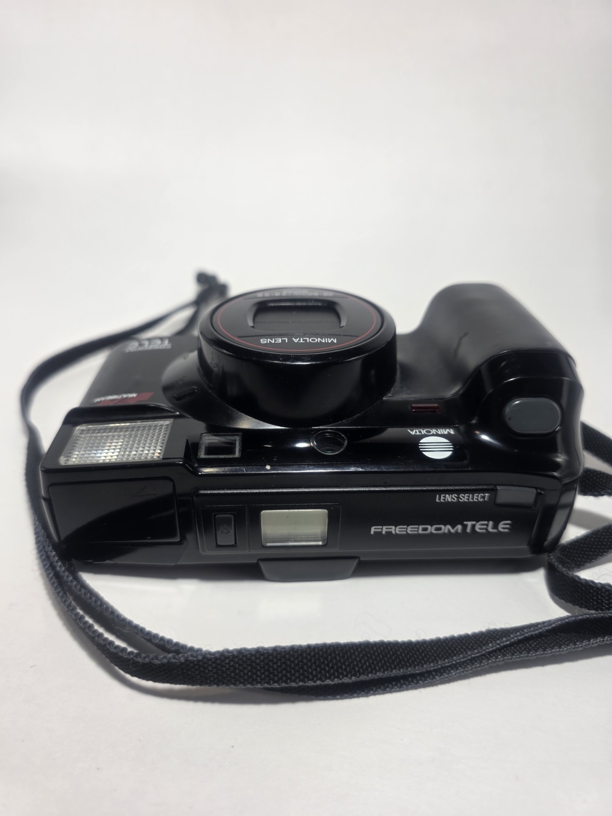 Minolta Freedom Tele 35mm Film Camera – 38–80mm Lens – Untested – As-Is