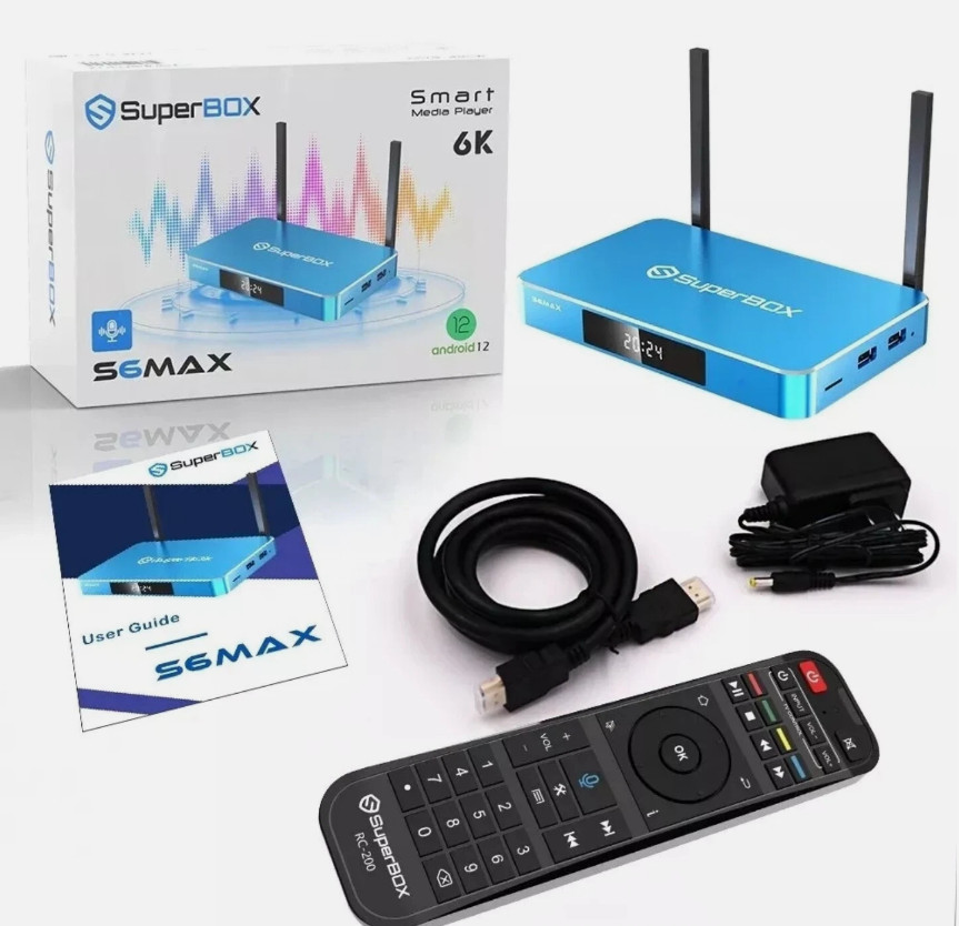 🔥2026 NEWEST SUPERBOX S6 MAX-💥FREE AIR SHIPPING✈️-PROOF OF AUTHENTICY! ✅