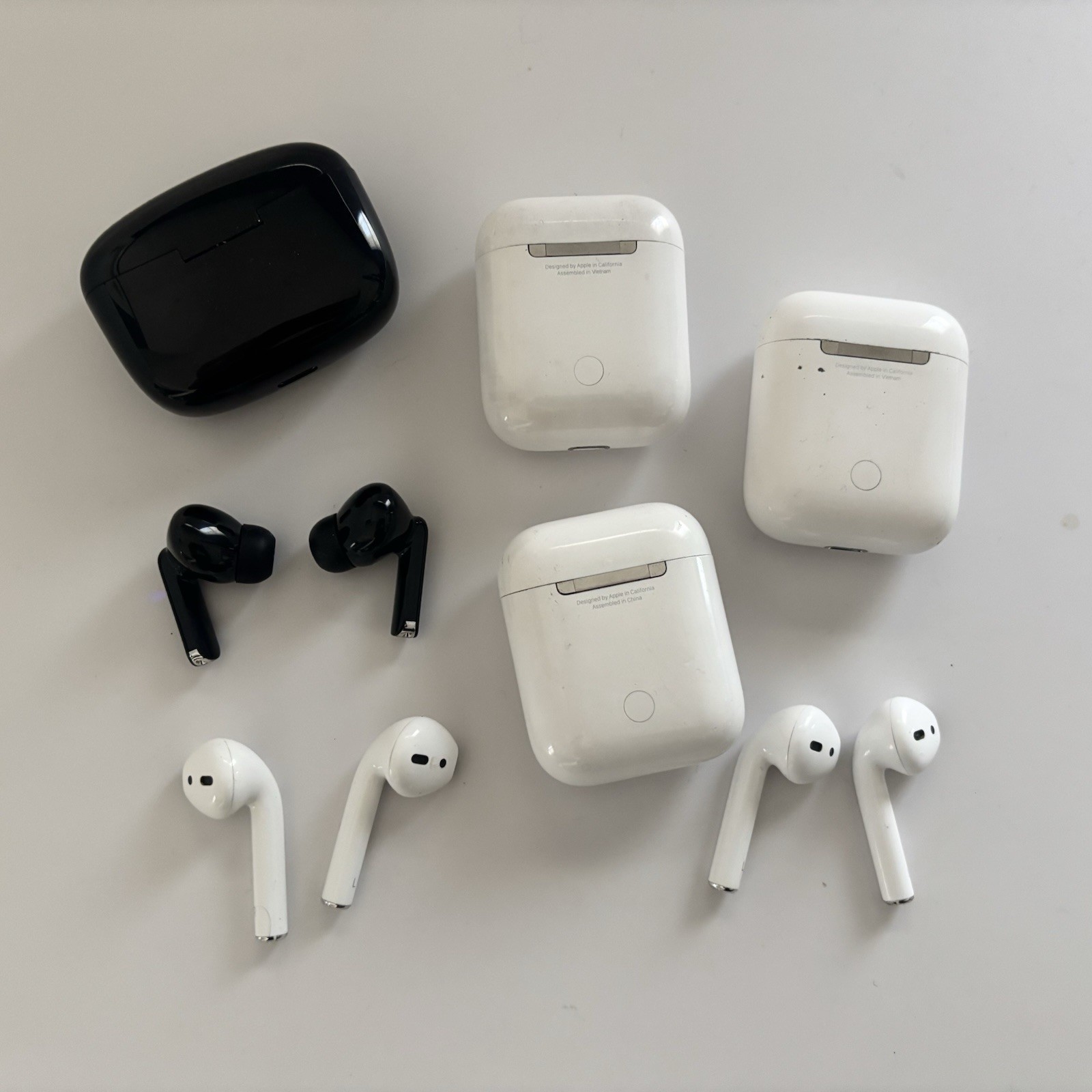 Tech Electronics Liquidation Lot: Apple Air Pods Gen 1, AMD GPU, iPad Keyboard