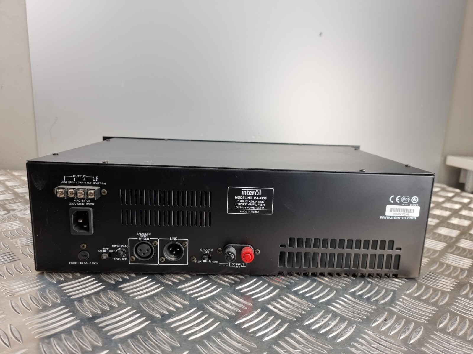 Inter M PA-9336 Public Address Power Amplifier