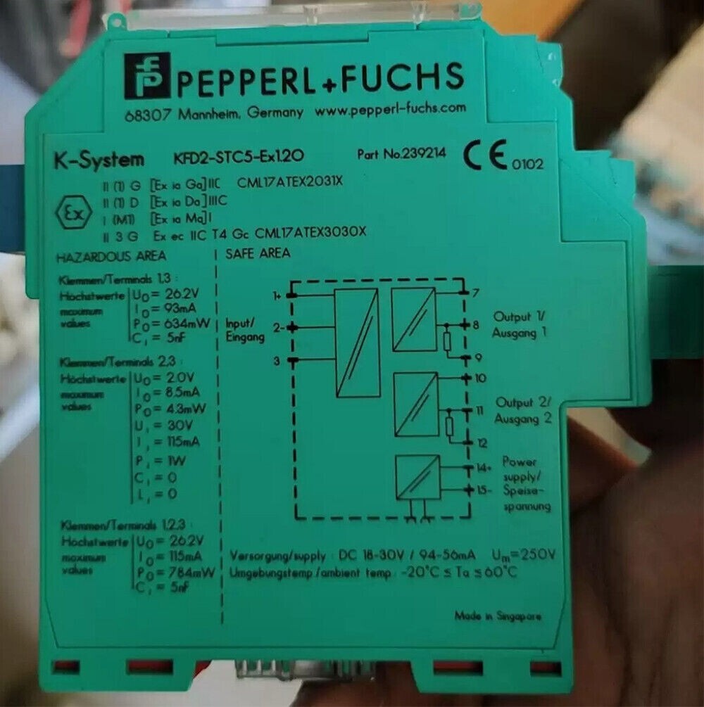 1 PCS Pepperl-Fuchs KFD2-STC5-EX1.20 ALL NEW IN NEW BOX