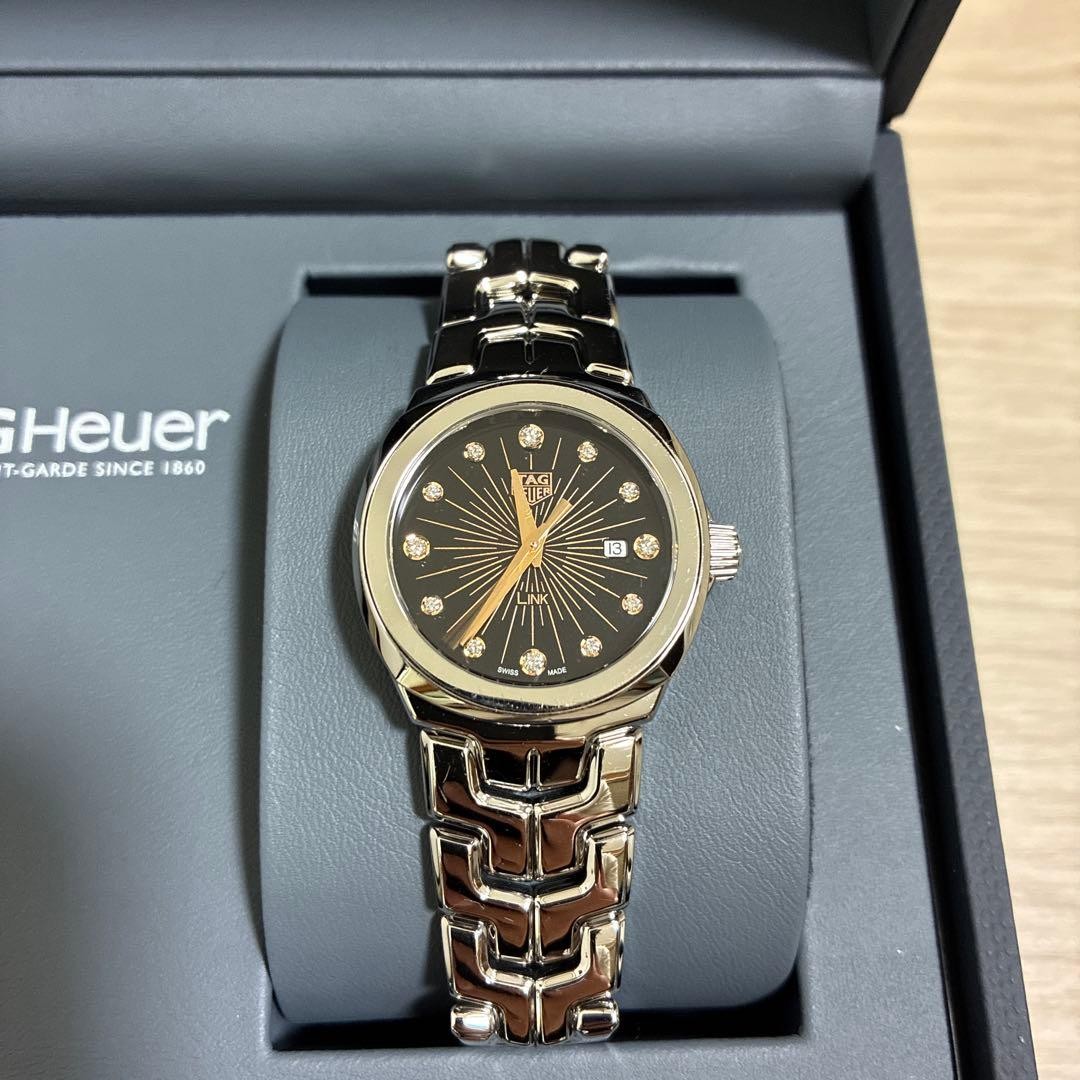 Tag Heuer Link WBC1311 12 Diamond Watch Quartz Box Instructions Links Accessary