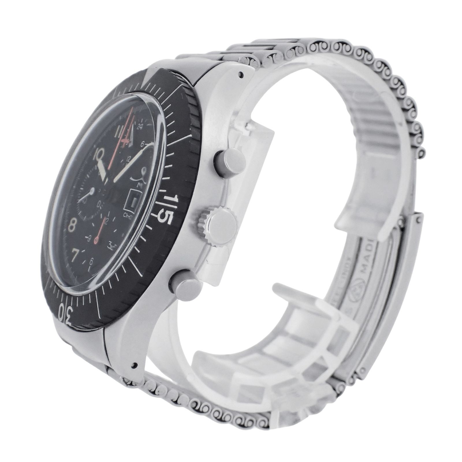 Sinn Watch Military Chronograph Lemania 5100 156.B Automatic Black Dial Men’s