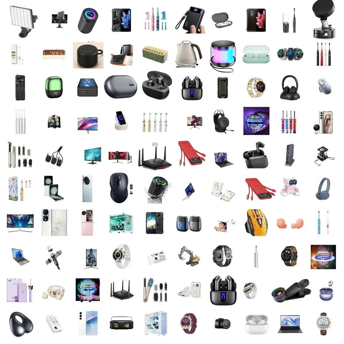 Deluxe Electronics Mystery Box Containing Mixed Modern Tech 500+ Item Varieties