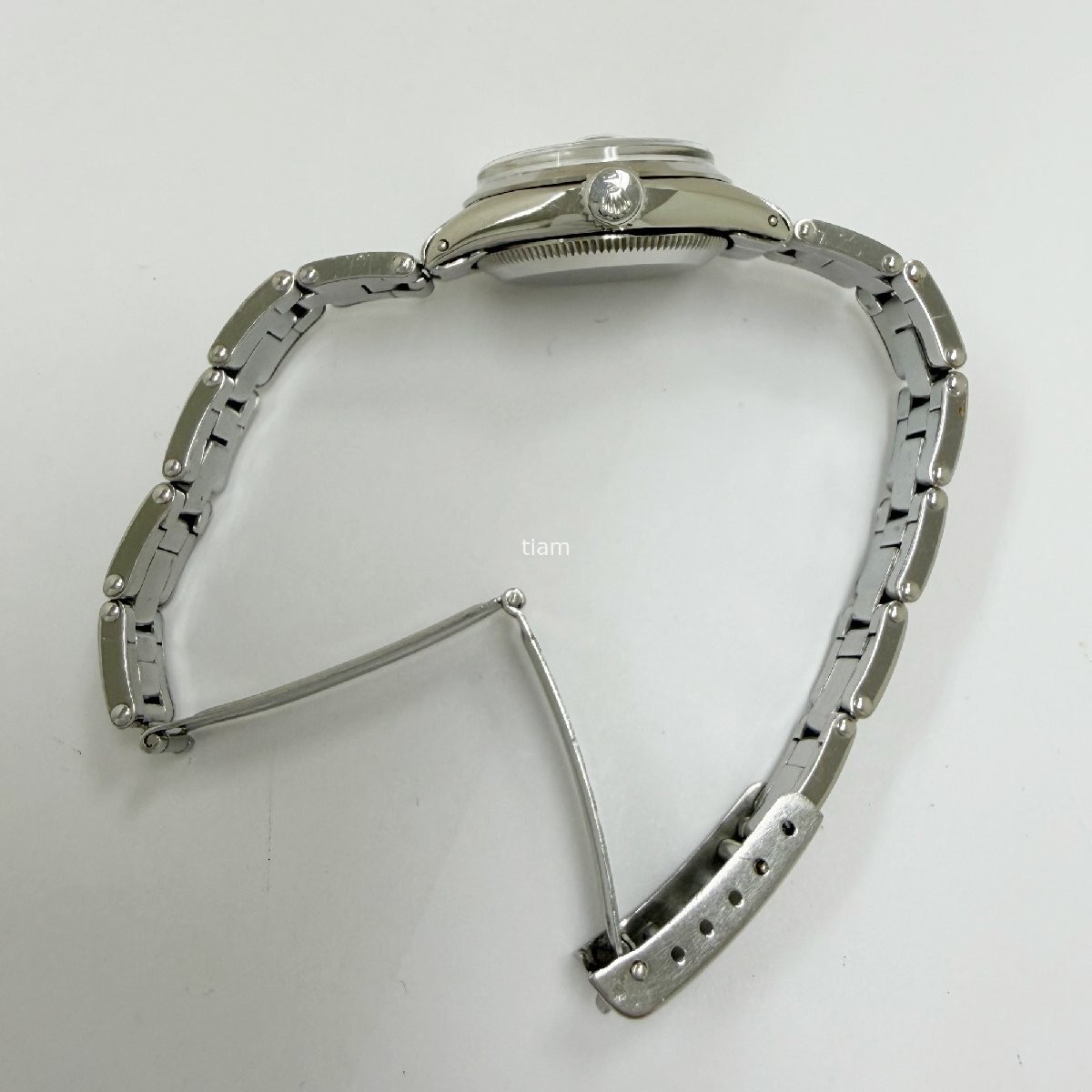 ROLEX 6516 Oyster Perpetual Date 1957 Automatic Silver SS 1130