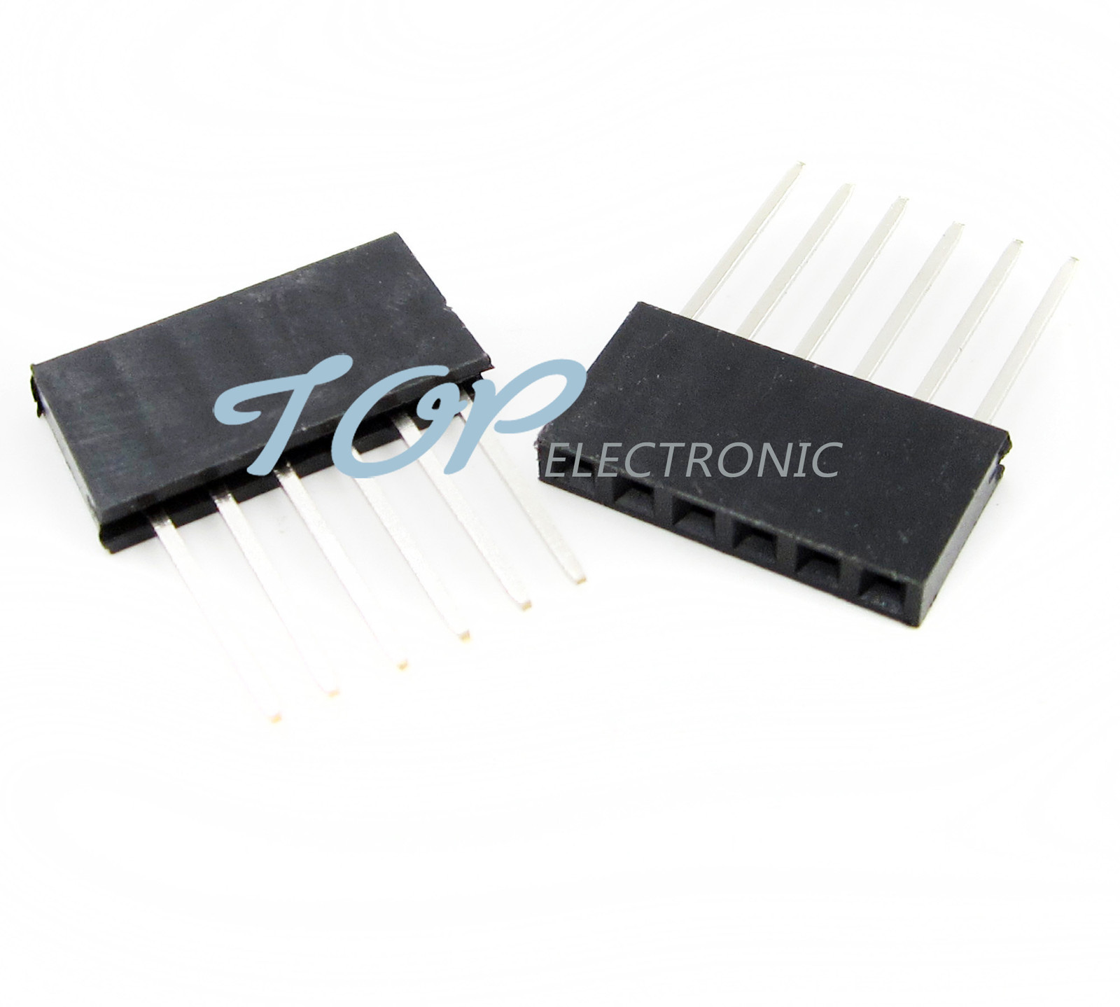 10pcs 6 Pin 2.54 mm Stackable Long Legs Femal Header For Arduino Shield