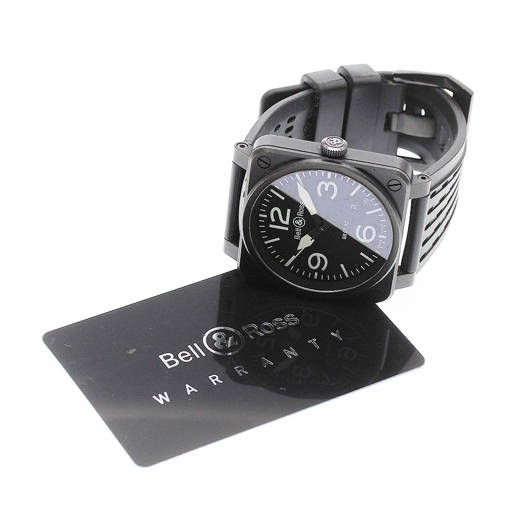 Bell & Ross Watch BR03-92-S Aviation Military Automatic Date Men’s w/Warranty