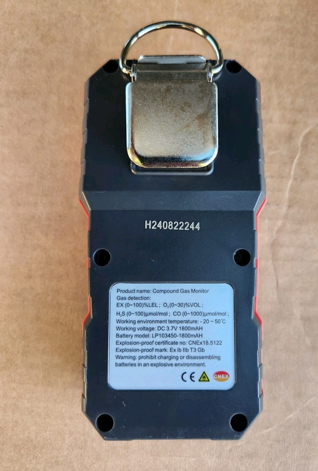 DEAD PIXEL – Wintact WT8812 Digital 4-in-1 Compound Gas Monitor CO H2S O2