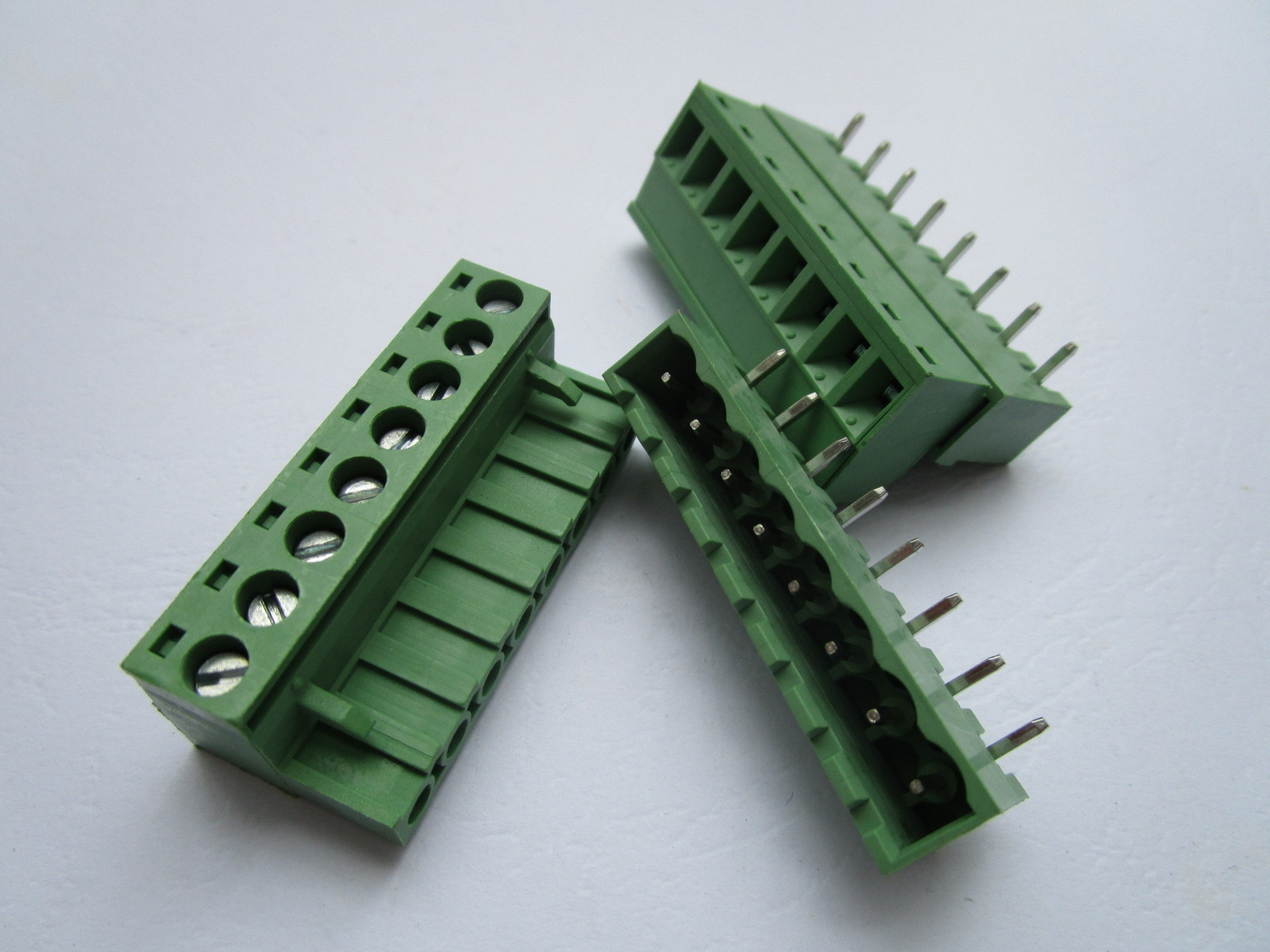 30 pcs Close Angle 8 pin 5.08mm Screw Terminal Block Connector Pluggbale Type