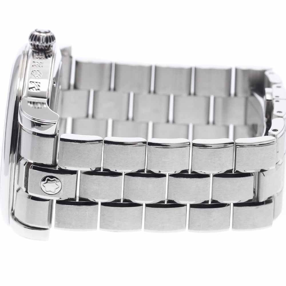 Montblanc 7203 Star World Time Automatic Silver SS Men’s Watch w/Warranty Card