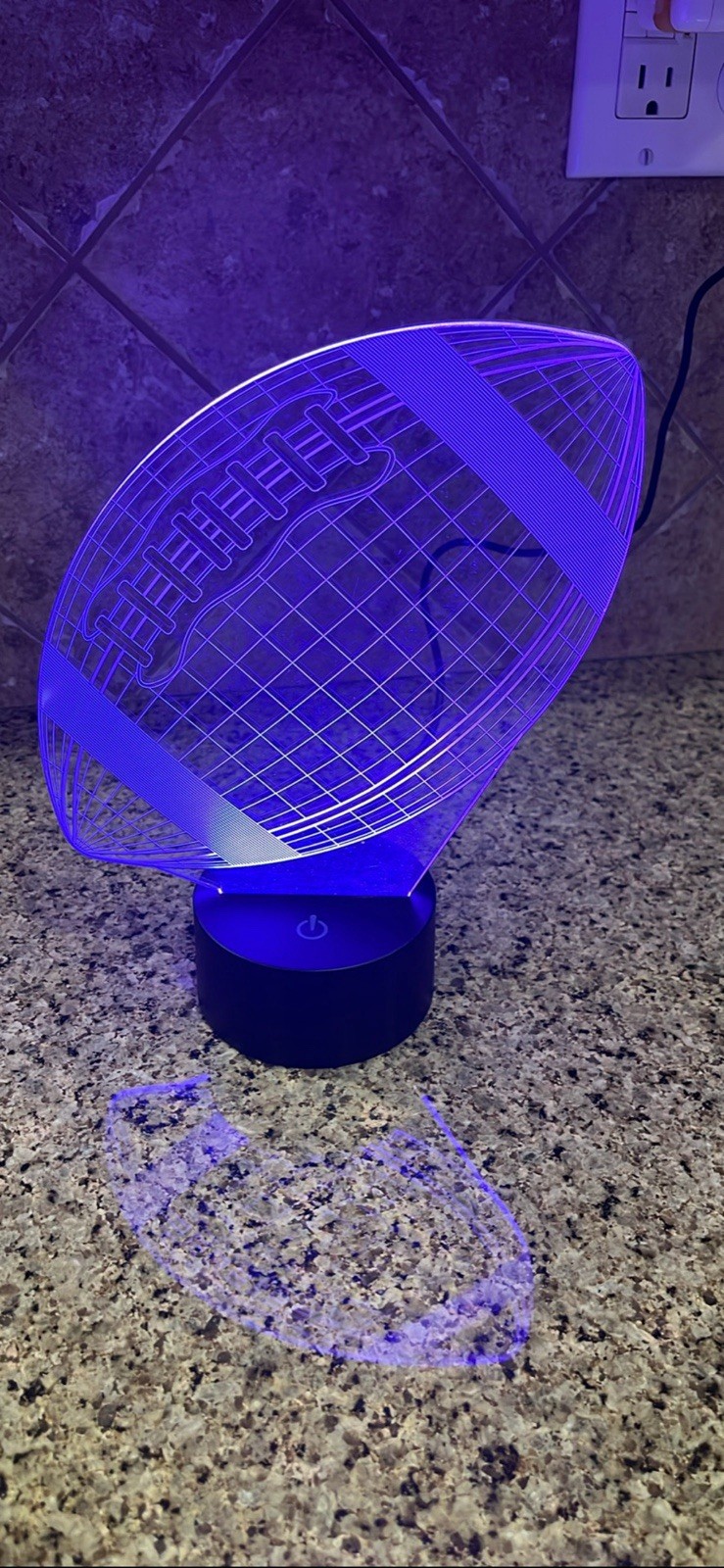 Multi-Color Changing Football LED Light Touch Control High Quality