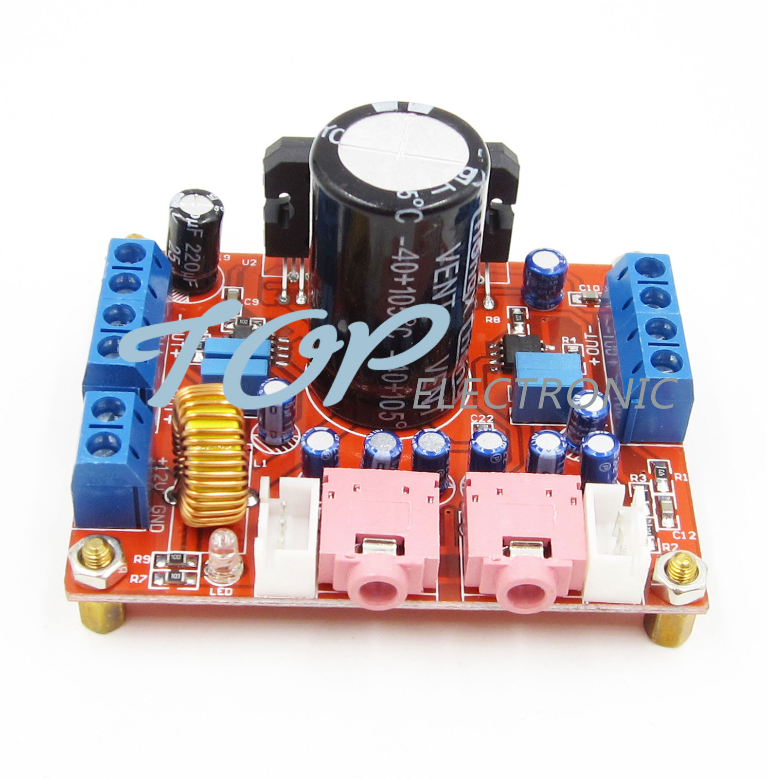 TDA7850 4X50W Car Audio Power Amplifier Board Module BA3121 Denoiser DC 12V