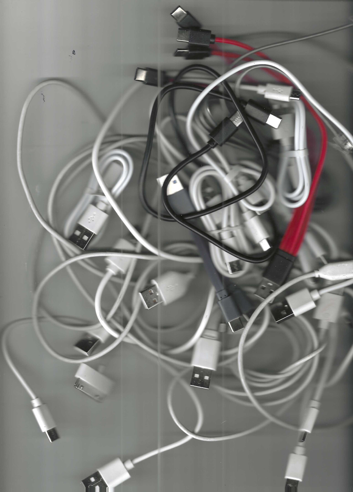 miscellanious charging cords batteries,chargers etc some brand new