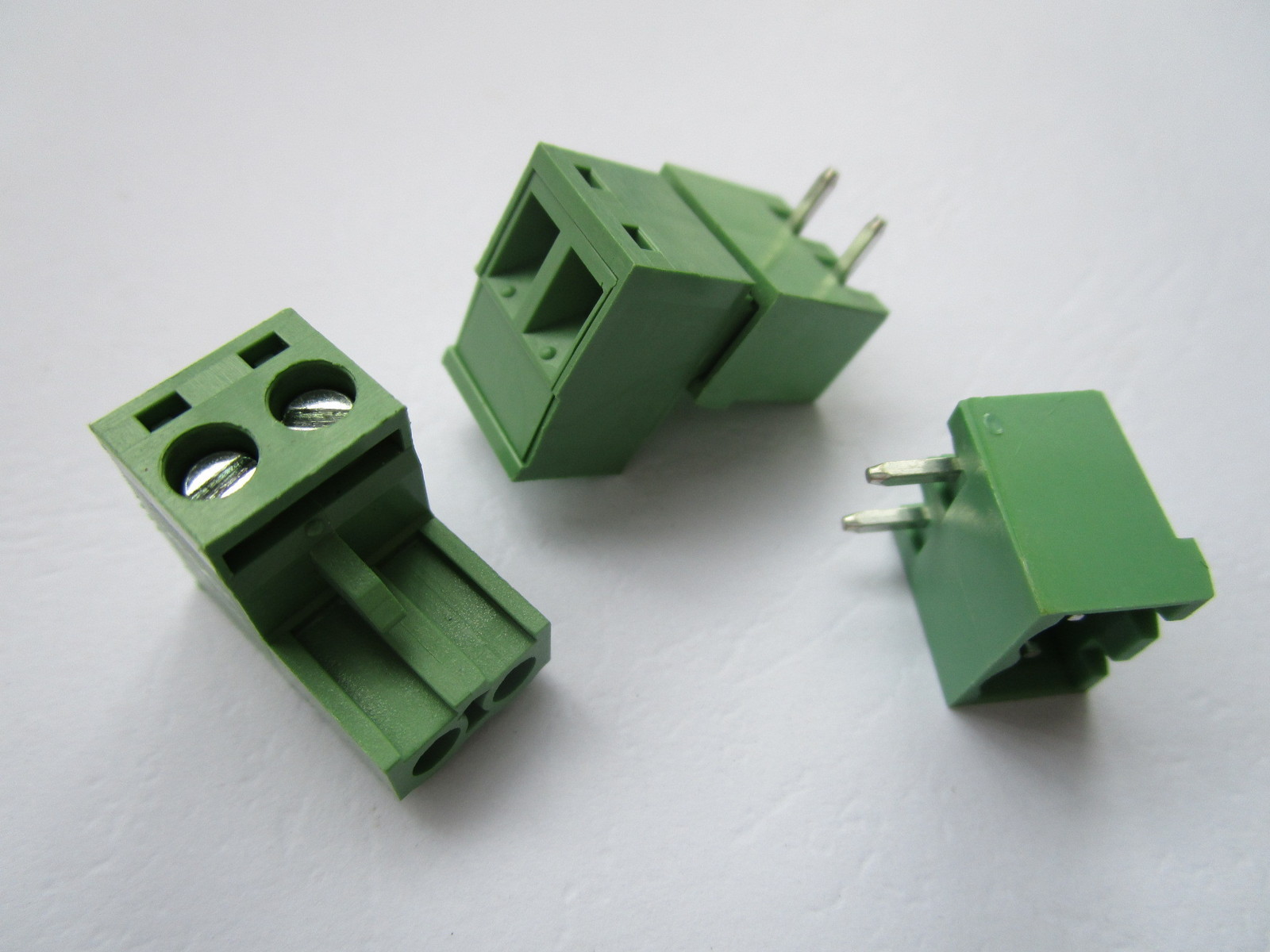 60 pcs Close Angle 2pin 5.08mm Screw Terminal Block Connector Pluggbale Type New