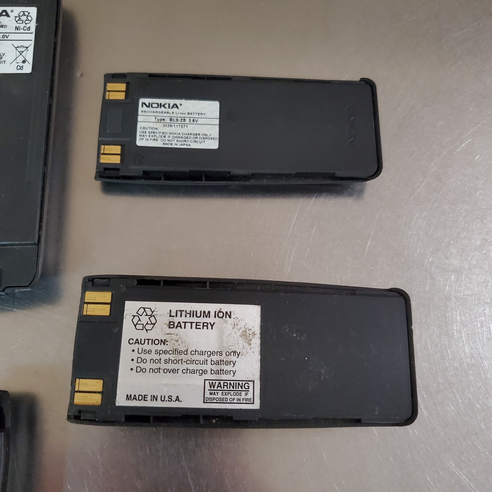 Lot of 7 Vintage Nokia & Radio Shack Mobile Phone Batteries
