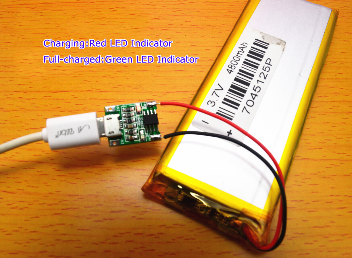 5PCS 5V Micro USB 1A 18650 Lithium Battery Charging Board Lipo Charger Module