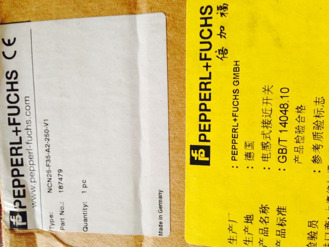 PEPPERL+FUCHS NCN25-F35-A2-250-V1 New In Box ALL NEW High temperature