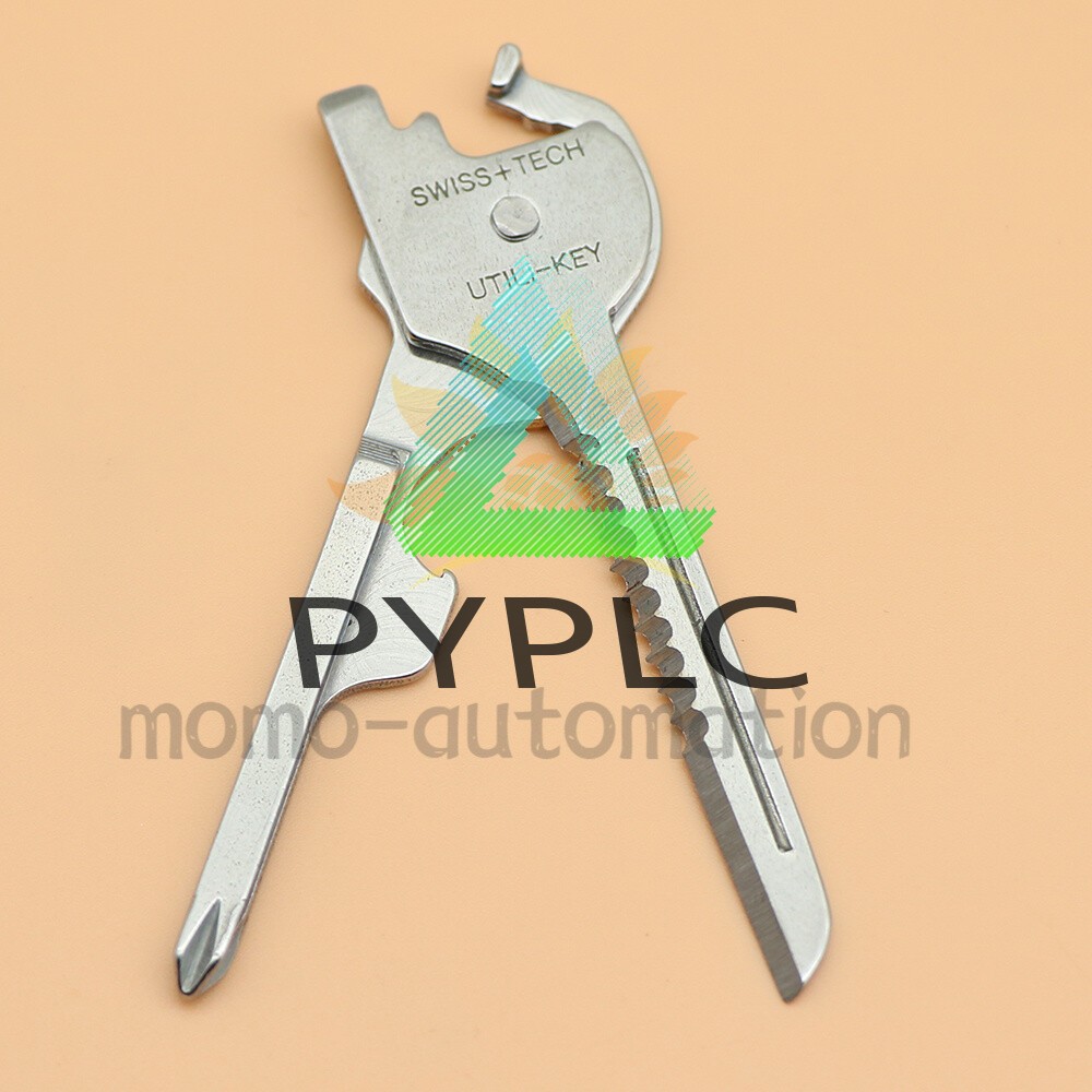 6-in-1 Utili Key Tool Keyring Keychain Gadgets Multifunction Stainless Steel