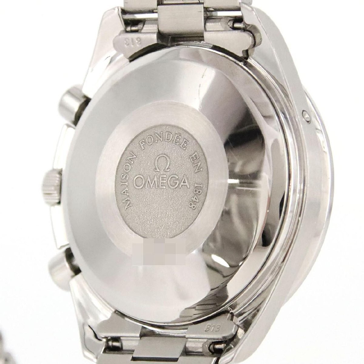OMEGA Speedmaster Day-Date Triple Calendar Watch SS Auto Silver Dial Mens Watch