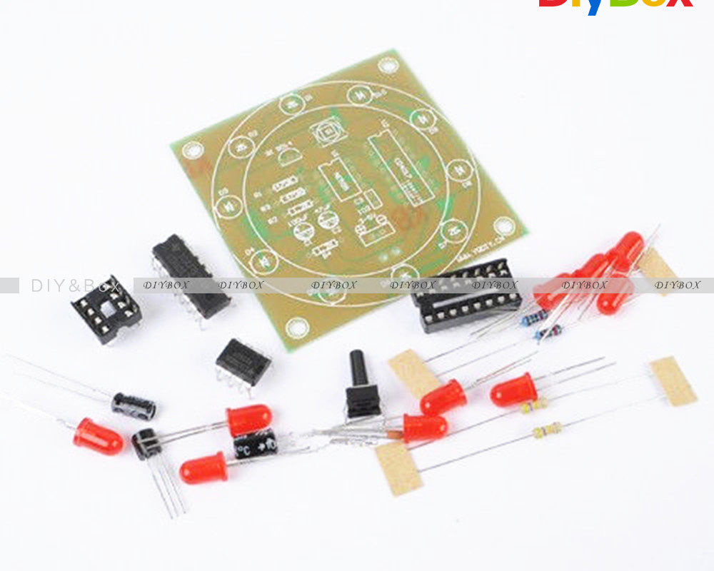 1PCS Electronic Lucky Rotary Suite DIY Kits Production Parts And Components