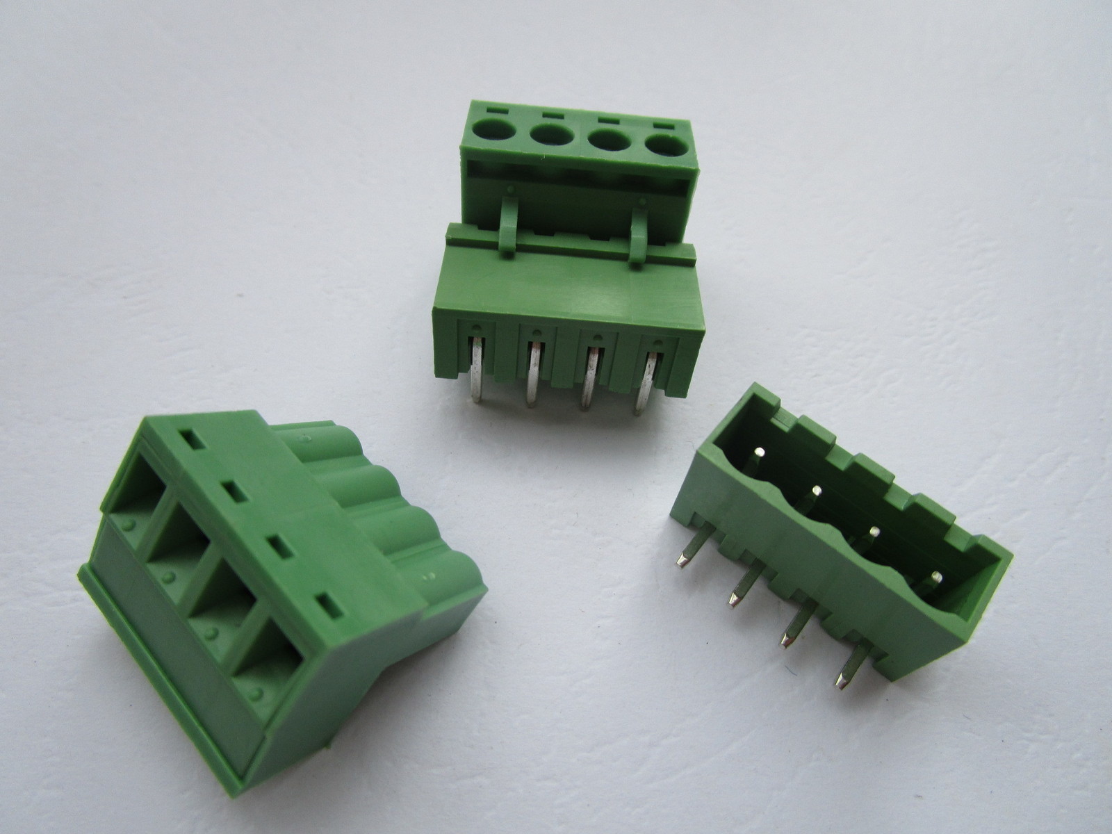 10 pcs Close Angle 4pin 5.08mm Screw Terminal Block Connector Pluggbale Type
