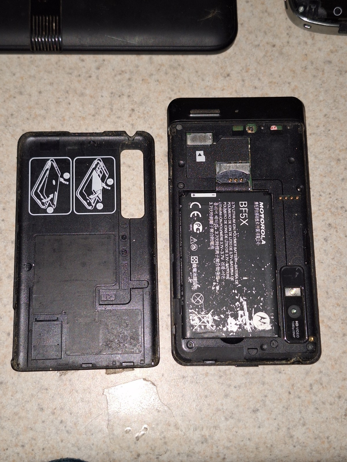 Electronics Lot For Parts Kindle Tablet Motorola Droid 3 BlackBerry Phone
