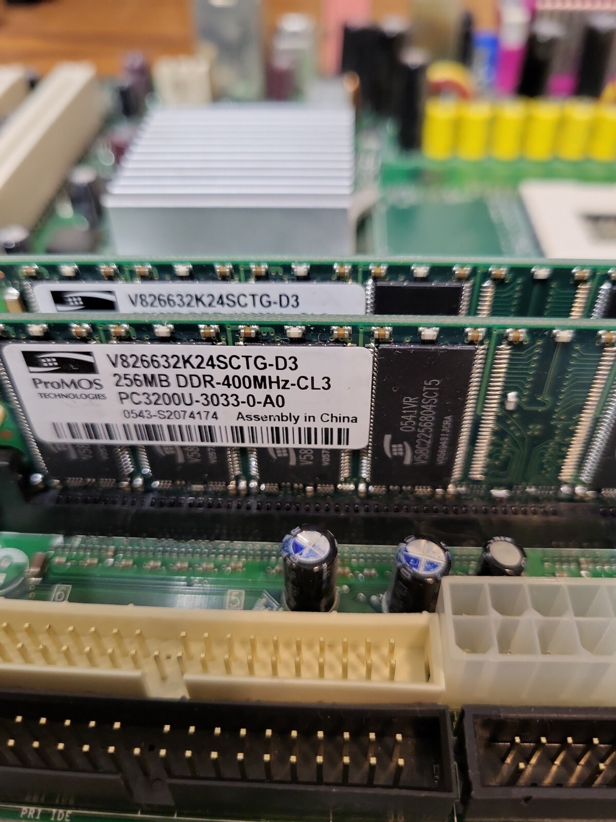 Dell Dimension CN-0CF458 intel D28751-302 system board CPU SL7NU