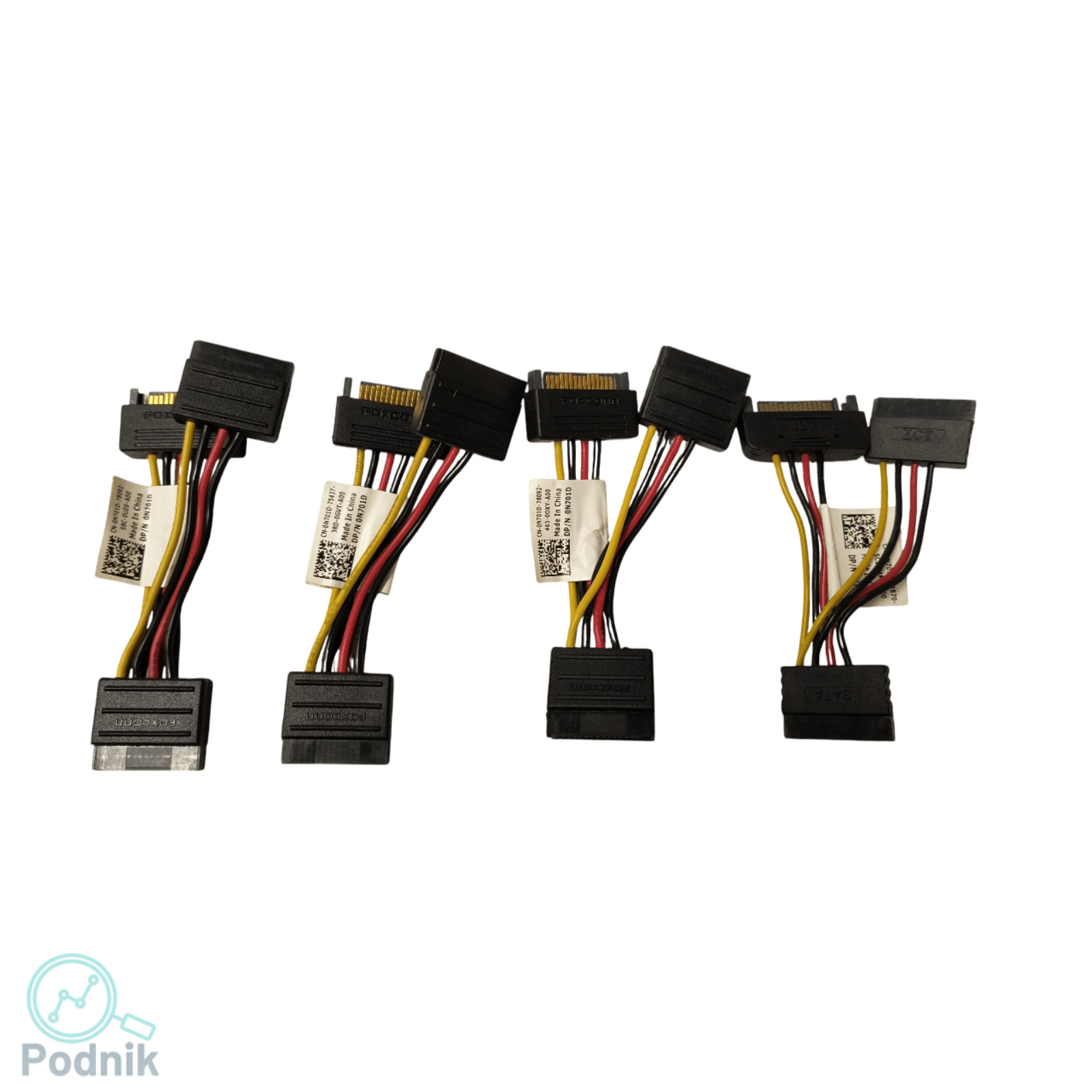 Lot of 20 Dell Foxconn 3.75″ SATA Power 2:1 Splitter Adapter Cable 0N701D N701D