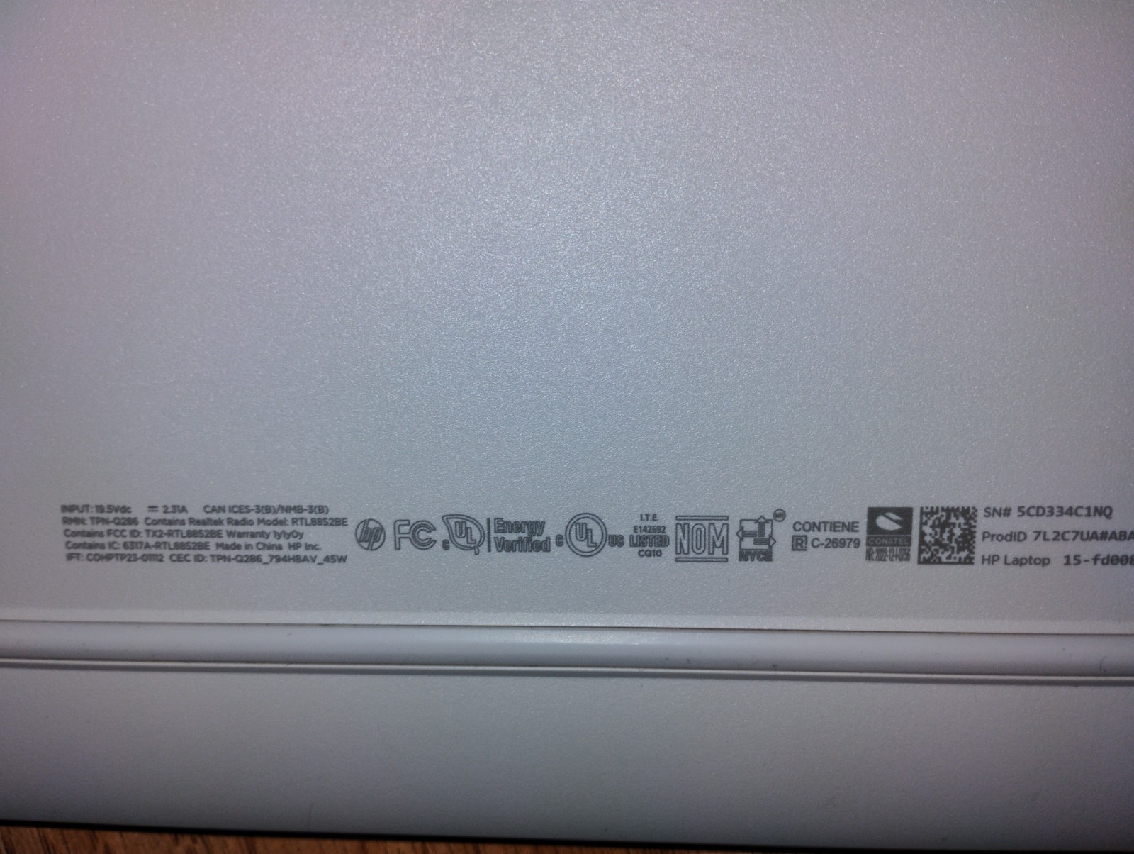 HP Notebook 15: Intel Core i5 12th Gen 4GB RAM, 128GB SSD, One Part Of Charger