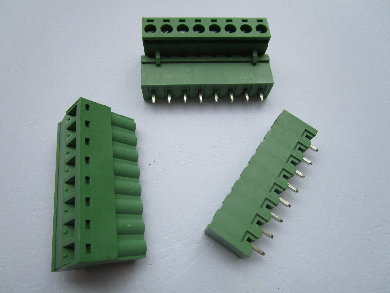 100 pcs Close Straight 8pin 5.08mm Screw Terminal Block Connector Pluggbale Type
