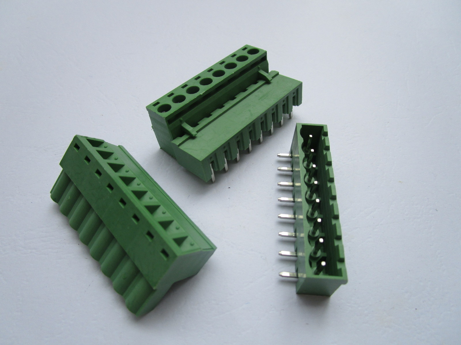 30 pcs Close Angle 8 pin 5.08mm Screw Terminal Block Connector Pluggbale Type