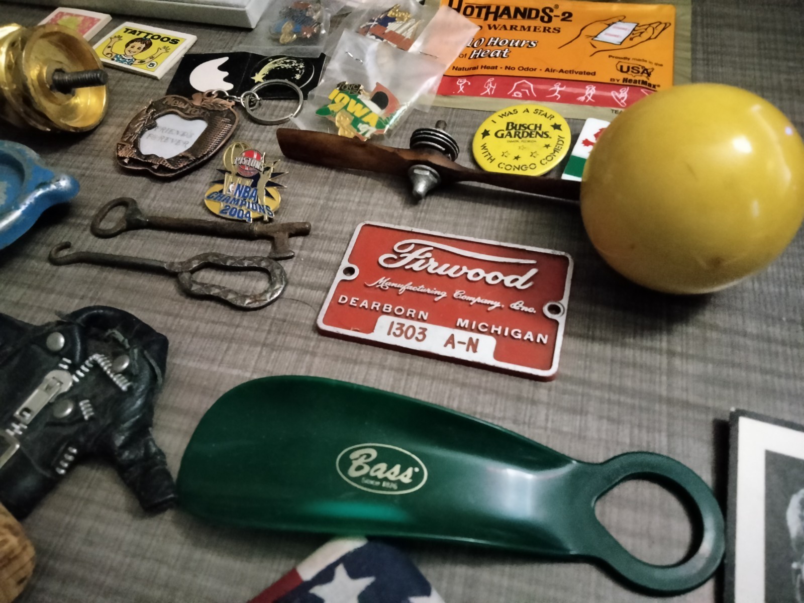 Vintage Junk Drawer Lot of Gadgets – Silver Certificate – Decals – Cross Pen ++