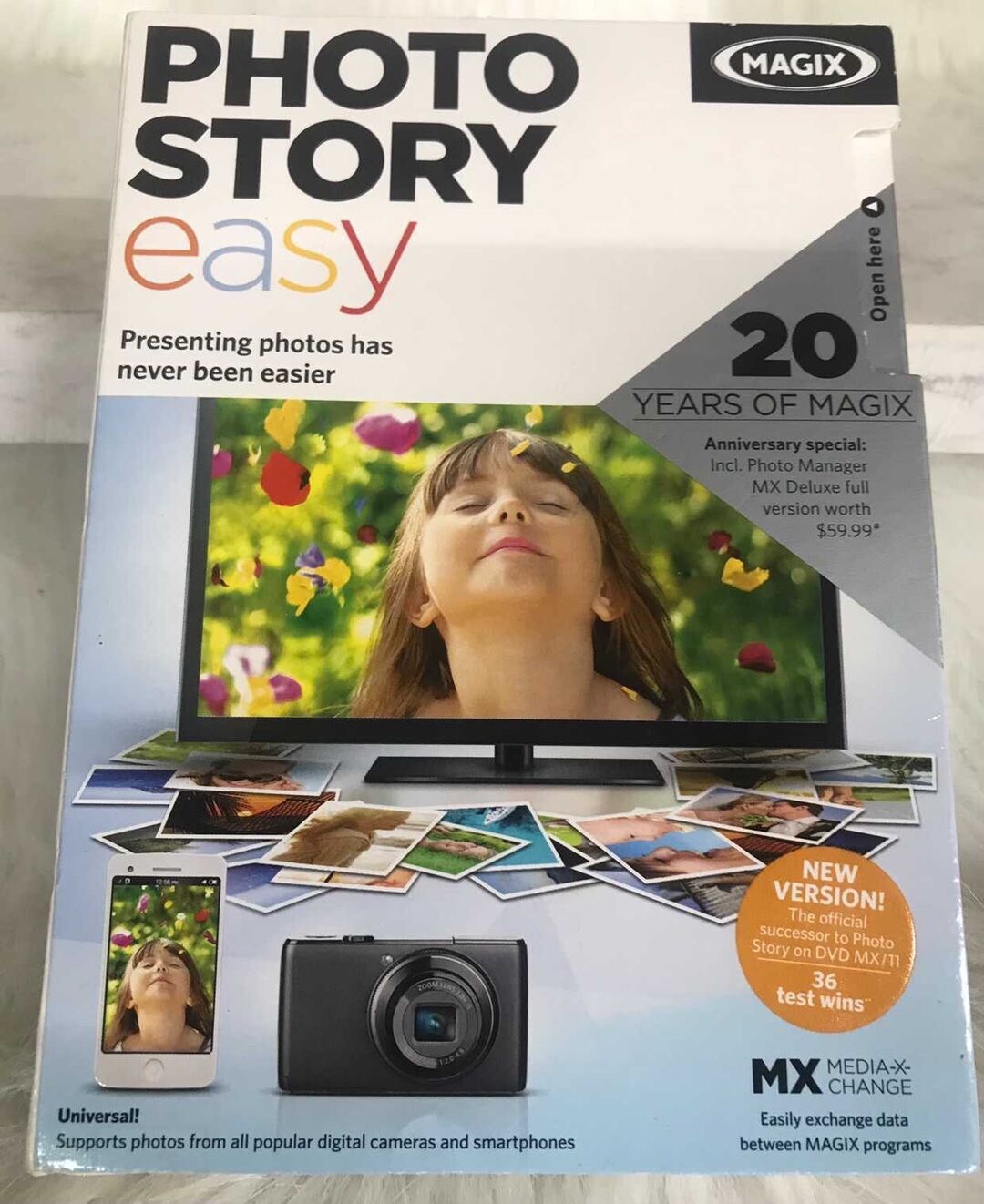 Magix Photo Story EASY 20 Years of MAGIX NEW UNIVERSAL Camera And Smartphones