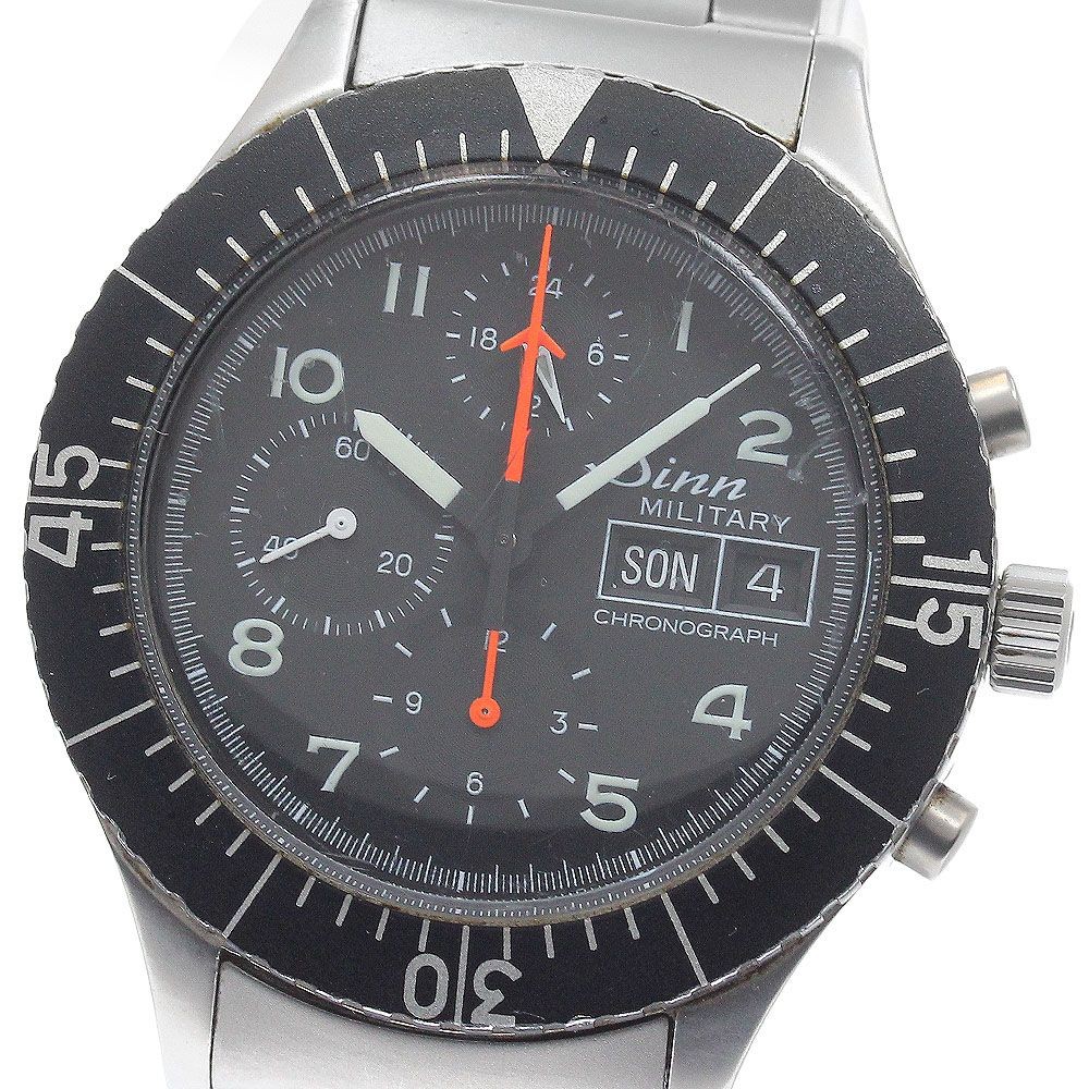 Sinn Watch 156.B Military Chronograph Day-Date Automatic Men’s Black Dial 43mm