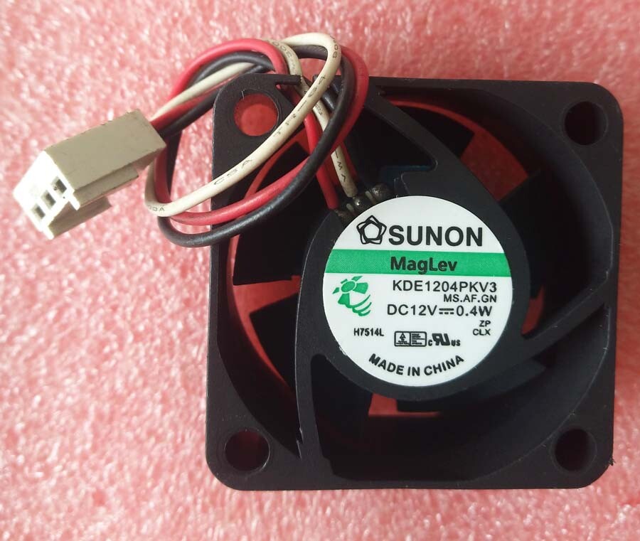 KDE1204PKV3 MagLev MS.AF.GN for sunon 40*20mm 3pin 12V 5200RPM 0.4W Cooling fan