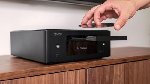 Denon Denon RCD-N12 Network CD Receiver HEOS/HDMI ARC compatible Black RCDN12K