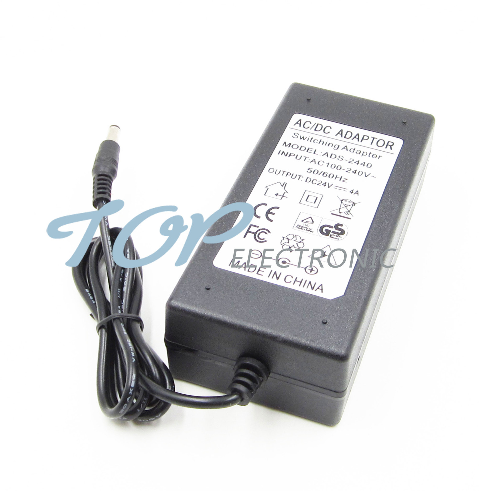 24V 4A 96W Converter Adapter Power Supply Charger For LED Strip 2.5×5.5mm NEW