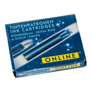 Online Standard Ink Cartridge Royal Blue (6-pack) 17012