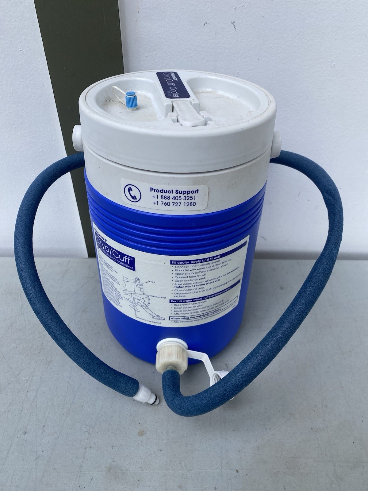 Aircast Cryo Cuff Cooler w Hose Preowned COOLER ONLY No Pad