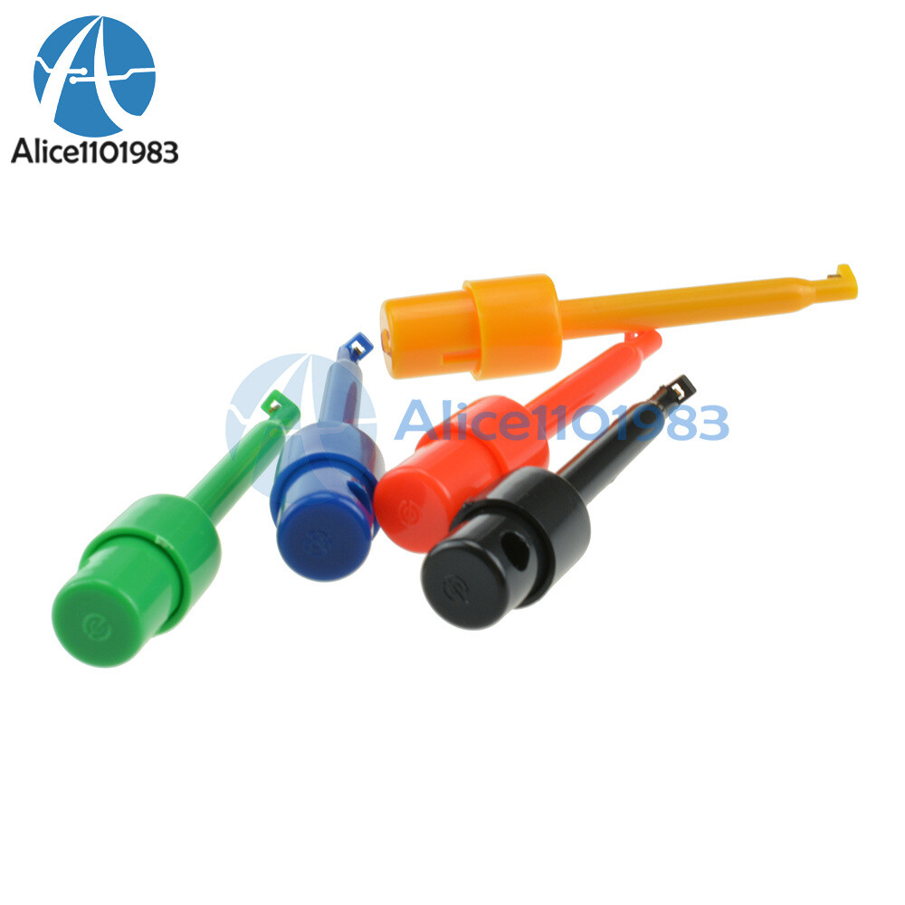 50PCS Large Size Round Single Hook Clip Test Probe for Electronic Testing