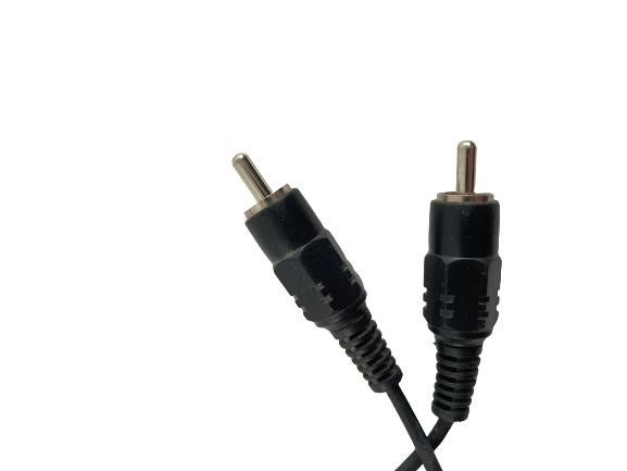 Lot of 3 RCA Audio Cables Black Gray Red White Yellow for TV Connections